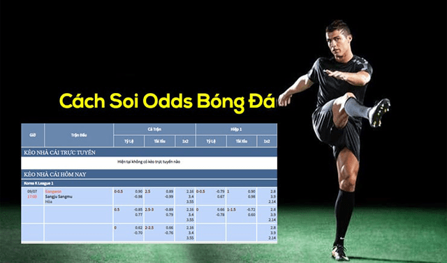 Cách soi kèo Odds trực tuyến chuẩn nhất